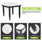 Hearth and Haven 3-Piece Outdoor Aluminum Swivel Lounge Chair Set with Side Table in Cast Silver, , large