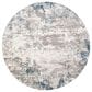 Safavieh Invista INV481F 6"7" Round Grey and Blue Area Rug, , large