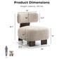 Furniture of America Carson Accent Chair in Cinnamon Sprinkle, , large