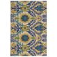 Nourison Greetings WAV17-WGT01 2" x 3" Blue Bell Scatter Rug, , large