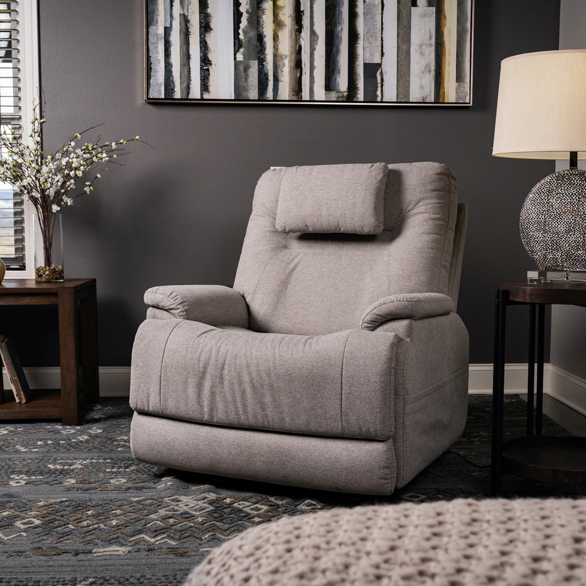 Flexsteel Zecliner Model 2 Power Recliner in Dove