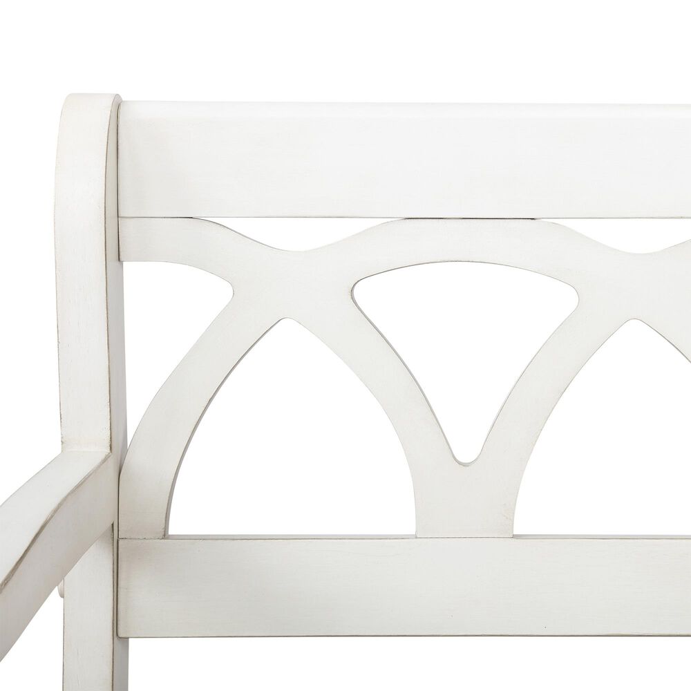 Parkerville Furniture Line Storage Bench in White, , large