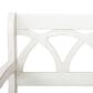 Parkerville Furniture Line Storage Bench in White, , large