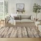 Nourison Sustainable Trends SUT03 6" x 9" Ivory and Multicolor Area Rug, , large