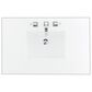 James Martin Vanities Breckenridge 36" Single Bathroom Vanity in Serenity Blue with 3 cm White Zeus Quartz Top and Rectangular Sink, , large