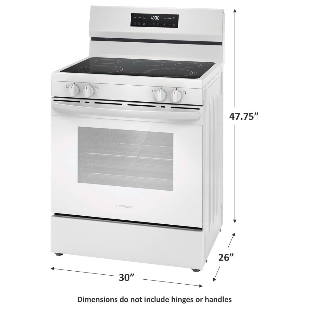 Frigidaire 30&quot; Freestanding Electric Range  in White, , large