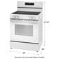 Frigidaire 30" Freestanding Electric Range  in White, , large