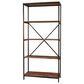 Carolina Chair and Table Brayden Bookcase in Chestnut/Black, , large