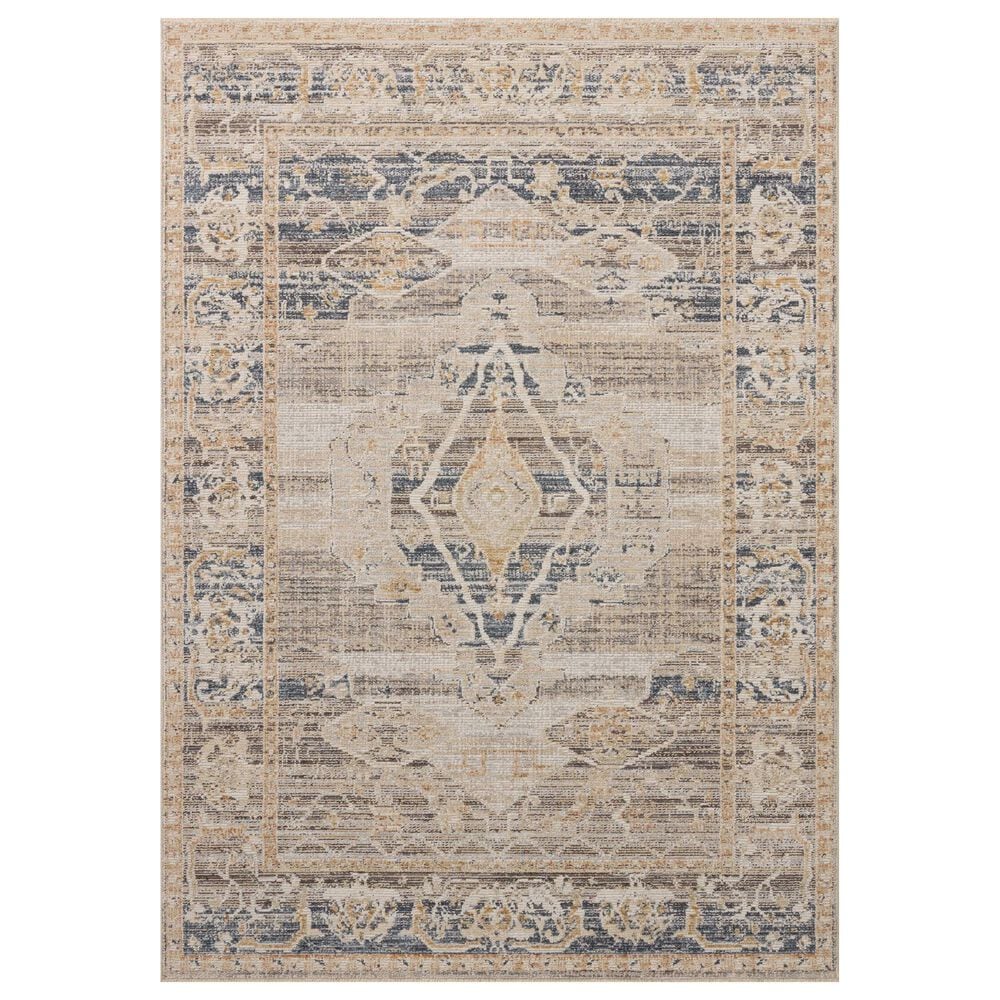 Loloi Milena Natural and Ivory 13" x 15"10" Area Rug, , large
