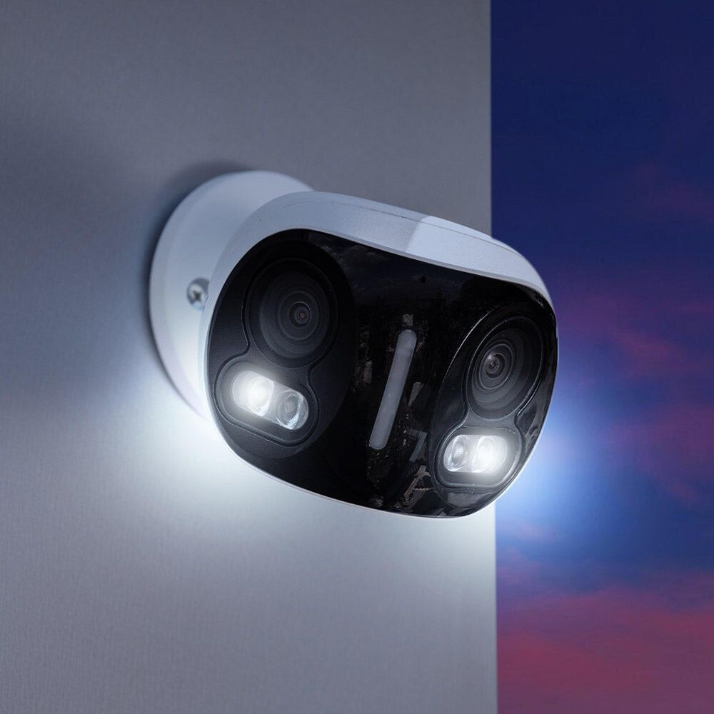 Lorex 4K Dual-Lens Wi-Fi Security Camera with Smart Security Lighting &#40;32GB&#41;, , large