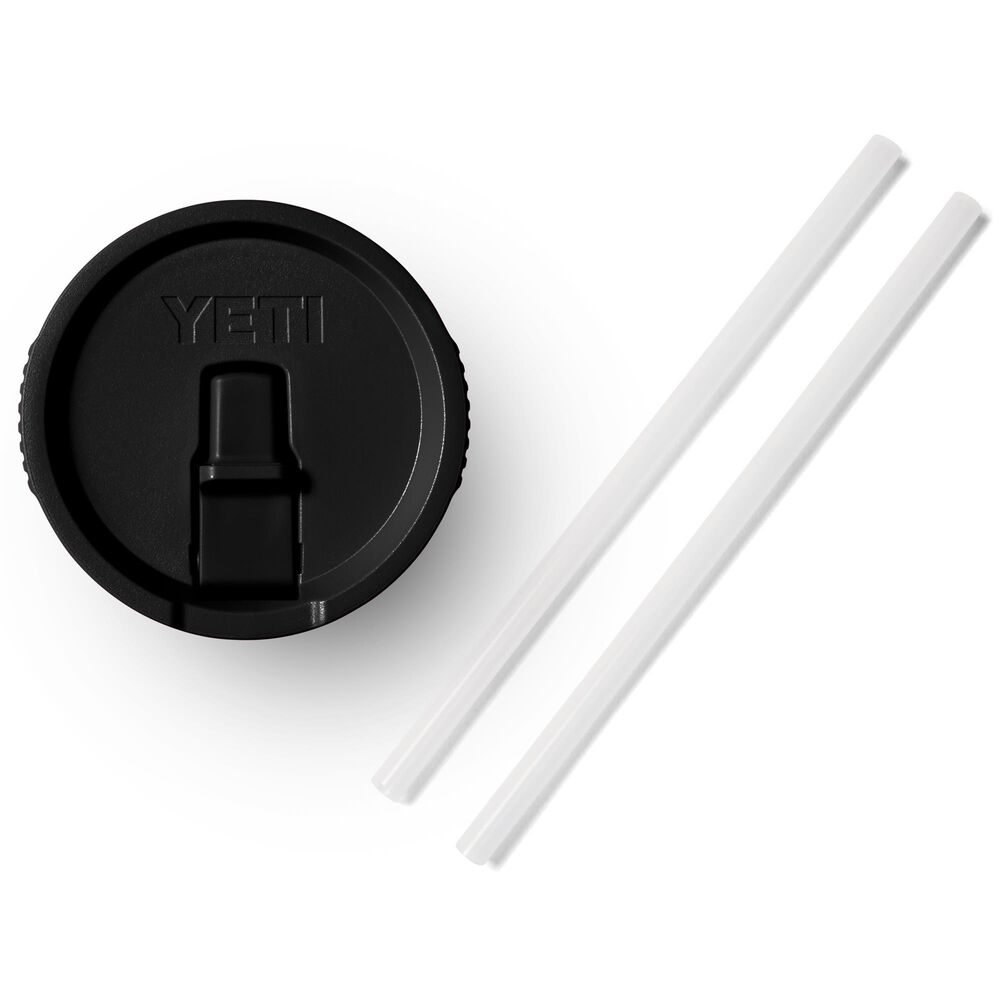 YETI Rambler Large Travel Straw Mug Lid in Black, , large