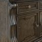 Millenium Maylee Dining Buffet with Hutch in Dark Brown, , large