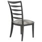 Declan Dining Champlain Plaid Side Chair in Distressed Black, , large