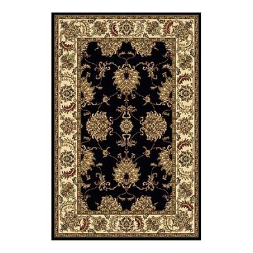 Radici USA Noble 1330 5"5" x 8"3" Black Area Rug, , large