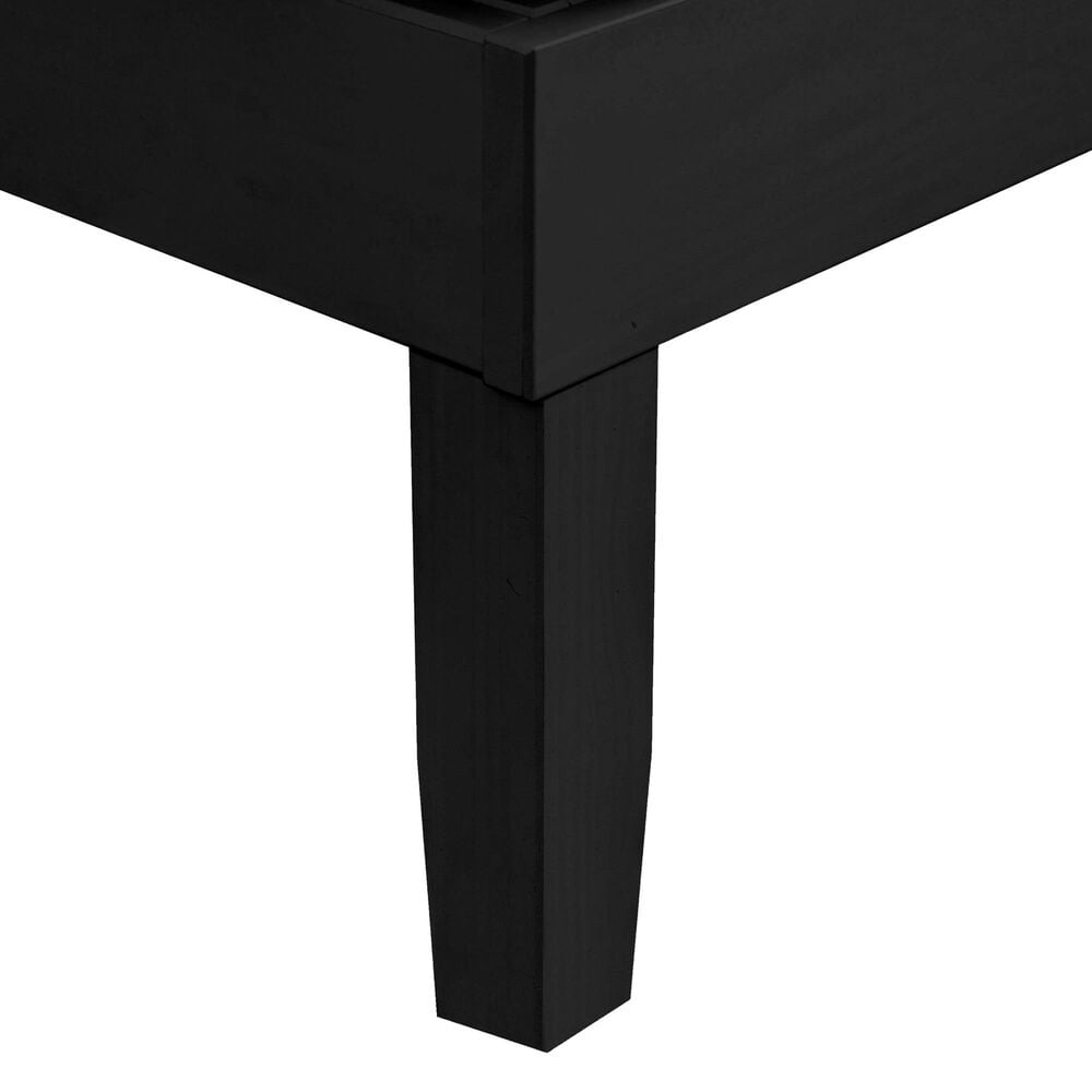 Linon Home Decor Polly King Platform Bed in Bold Black, , large