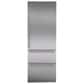 Sub Zero Integrated 30" Tall Door Panel with Professional Handle Left Hinge in Stainless Steel, , large