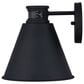 Vaxcel Smith 1-Light Outdoor Motion Sensor Wall Sconce in Textured Black, , large
