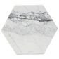 Baxton Studio Kalena End Table in White and Gold, , large