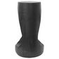 Hearth and Haven Outdoor End Table with Hollow Design in Black, , large