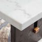Ashley Burkhaus Coffee Table in White and Dark Brown, , large