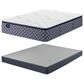 Serta Perfect Sleeper Select Leawood Plush Pillow Top Full Mattress with Low Profile Box Spring, , large