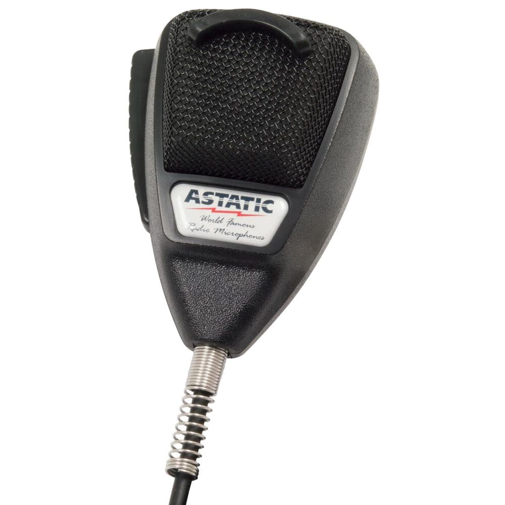 Astatic Noise Cancelling 4-Pin CB Microphone in Black, , large