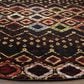 Safavieh Amsterdam AMS108P-5R 5"1" Round Black/Multi Area Rug, , large