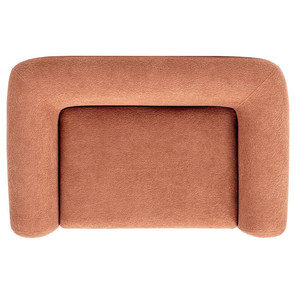 Jennifer Taylor Home Louie Alpine 36.5" Medium Sherpa Dog Sofa Bed in Spice Orange, , large