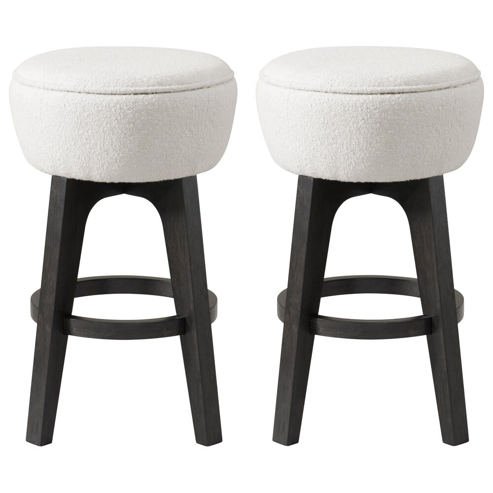 Emerald Home Furnishings Sutton Place Backless Bar Stool in Cocoa &#40;Set of 2&#41;, , large