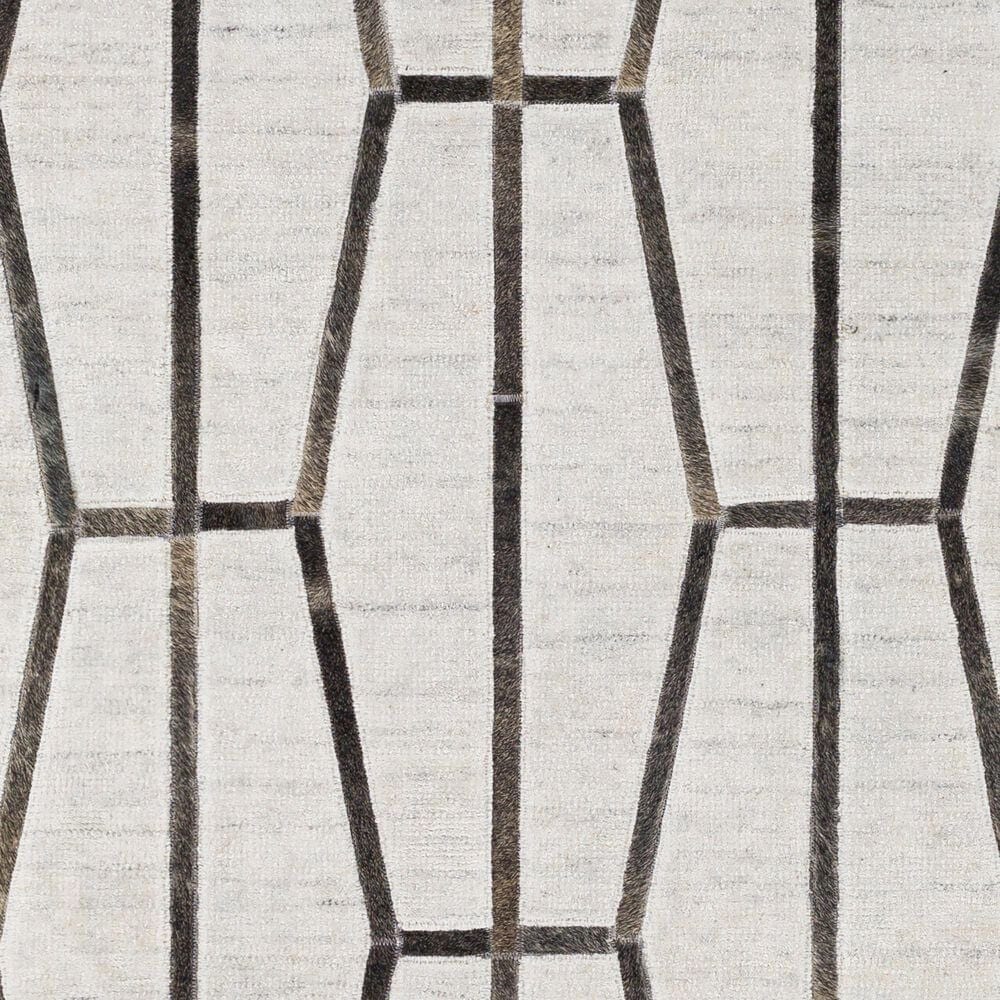 Surya Eloquent 5&#39; x 7&#39;6&quot; Black, Charcoal and Gray Area Rug, , large