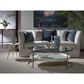 Artistica Metal Sergio Spot Table in White and Champagne, , large