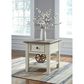 Ashley Bolanburg End Table in Weathered Oak and Antique White, , large
