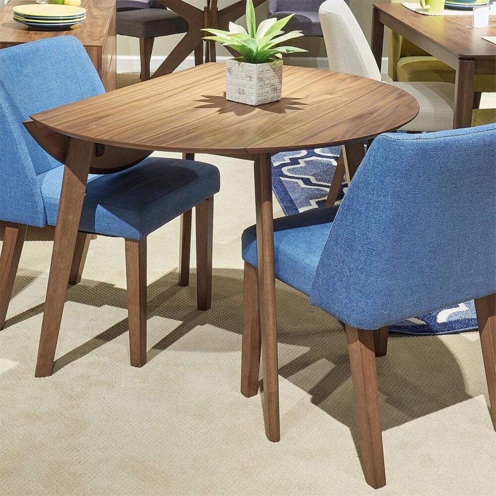Belle Furnishings Space Savers Drop Leaf Table in Satin Walnut - Table Only, , large