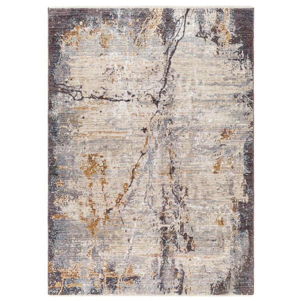 Surya Aida 2" x 2"11" Beige, Medium Gray, Gray, Deep Teal and Tan Area Rug, , large