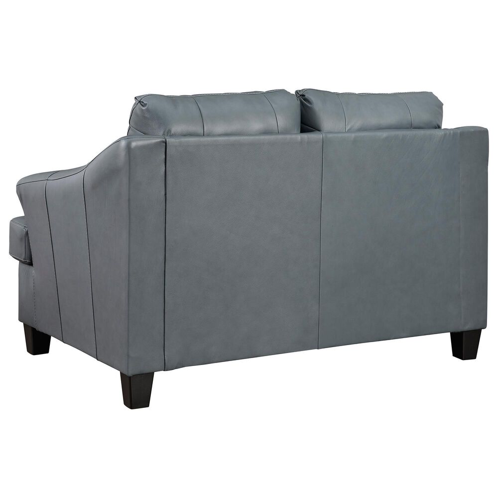 Ashley Genoa Stationary Loveseat in Steel, , large