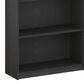 HOMLUX 3-Tier Display Bookshelf with Adjustable Shelves in Blackwood, , large