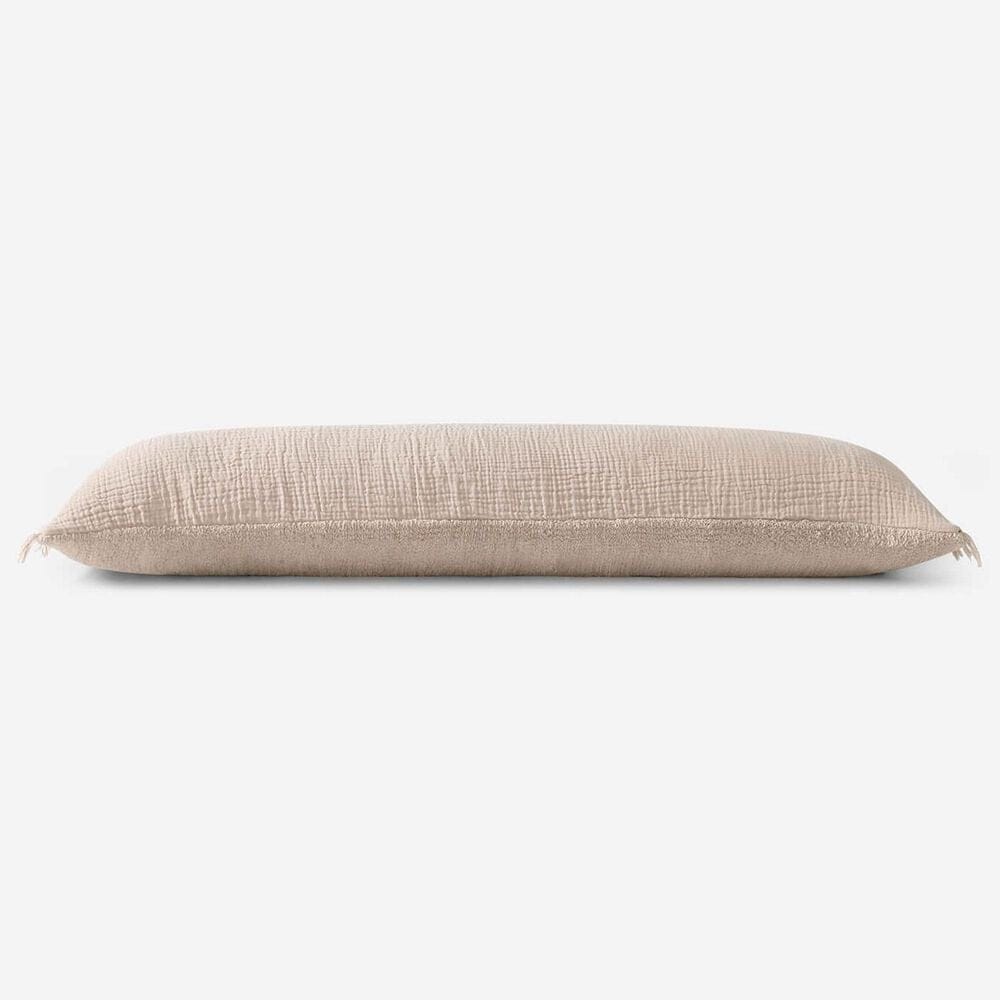 Sunday Citizen Snug Muslin 48&quot; x 14&quot; Lumbar Throw Pillow in Clay, , large