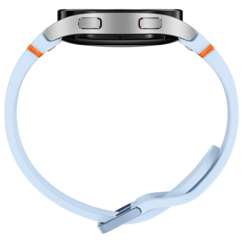 Samsung Galaxy Watch FE Smartwatch 40mm Silver Aluminum Case with Blue Band, , large