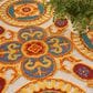 Nourison Aloha Oriental 3"6" x 5"6" Multicolor Indoor/Outdoor Area Rug, , large