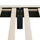 Furniture of America Gail Queen Upholstered Platform Bed with Rounded Headboard in White, , large