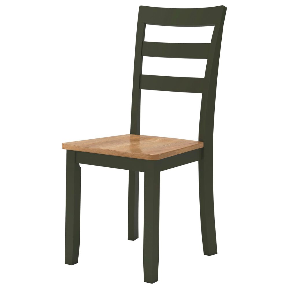 Ashley Gesthaven 5-Piece Dining Set in Natural and Green, , large