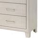 Crown Mark Charlie 4-Drawer Chest in White, , large