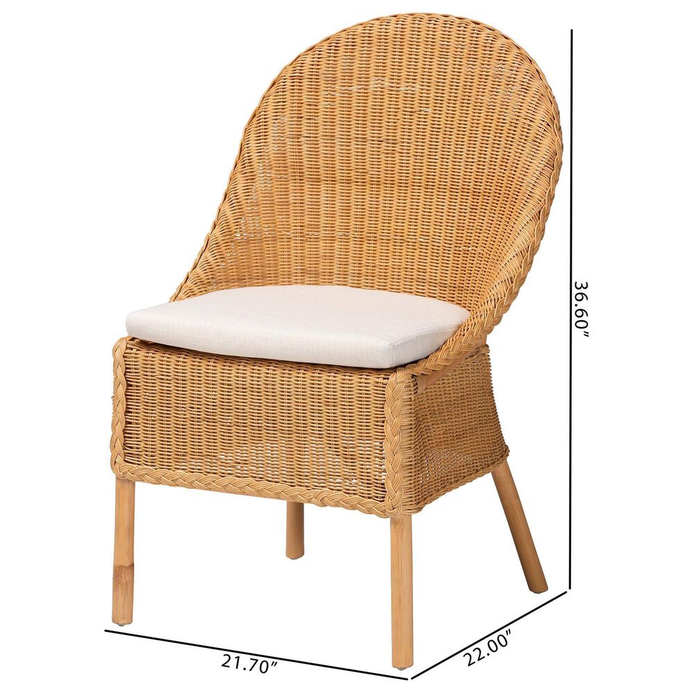 Baxton Studio Camelia Side Chair in Light Honey, , large