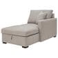 Ashley ModMax Luxe 4-Piece Symmetrical Sectional with Double Storage Chaise in Flint, , large