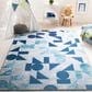 Safavieh Kids Playhouse KPH222F 6"7" x 9" Grey and Blue Rug, , large