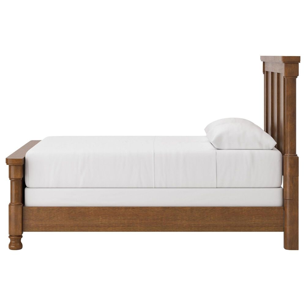 Ashley Rowlenstown 3 Piece Queen Bedroom Set in Medium Brown, , large