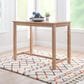 Linon Home Decor Claridge Counter Height Pub Table in Distressed Natural - Table Only, , large