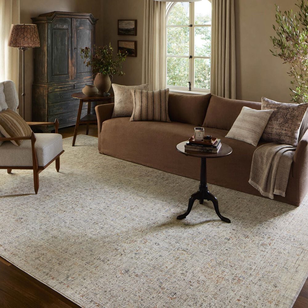 Amber Lewis x Loloi Honora 7&#39;10&quot; x 10&#39; Bone and Multicolor Area Rug, , large