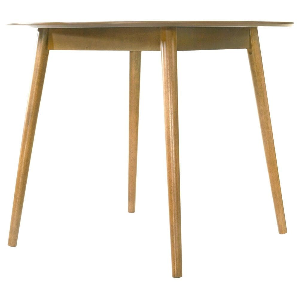 Armen Living Bennet Pub Table in Warm Walnut - Table Only, , large