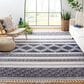 Safavieh Marrakesh MRK515B 8" x 10" Ivory and Blue Area Rug, , large